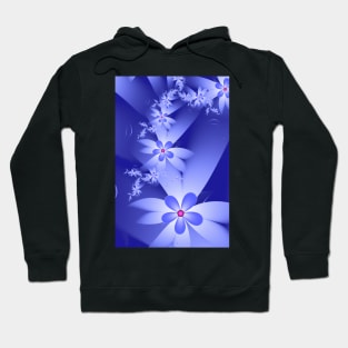 Blue Flowers of Infinity Hoodie